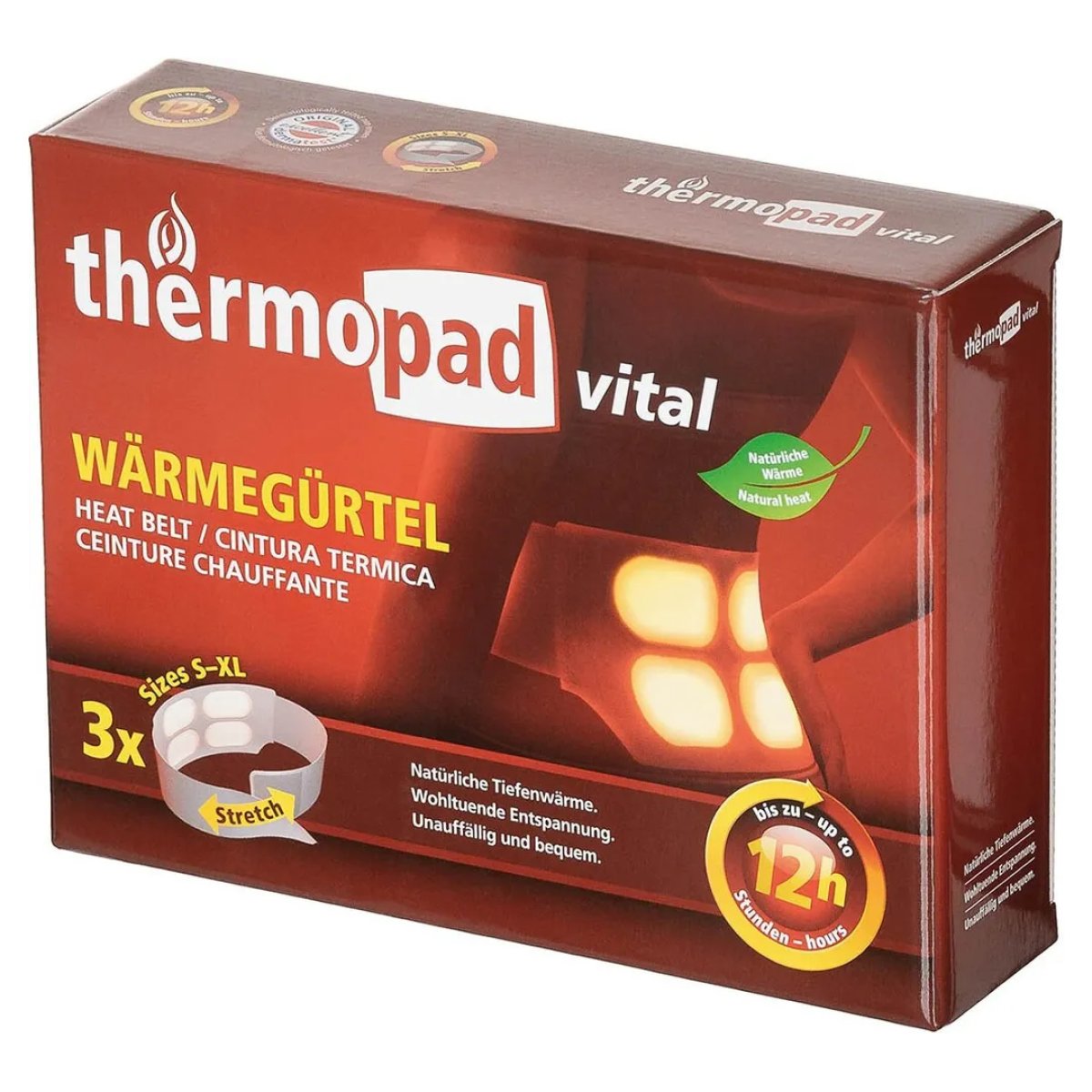 Ohřívací pás THERMOPAD 3ks 12hodin