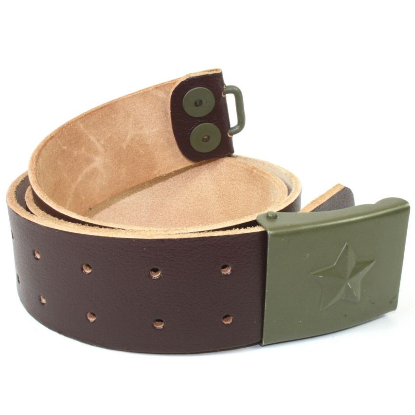 Opasek ČSLA kožený Tmavý