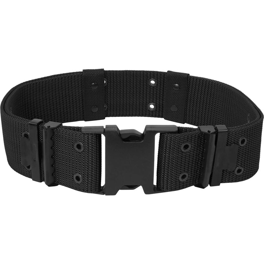 Pásek široký nylon černý