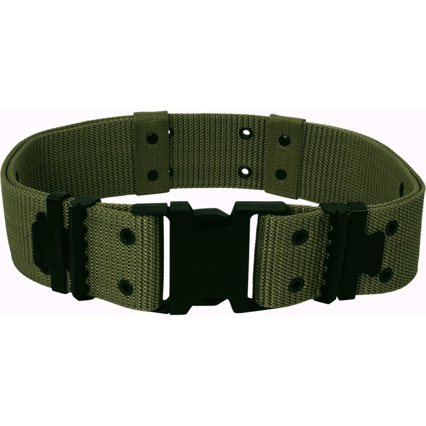 Opasek široký nylon olivový