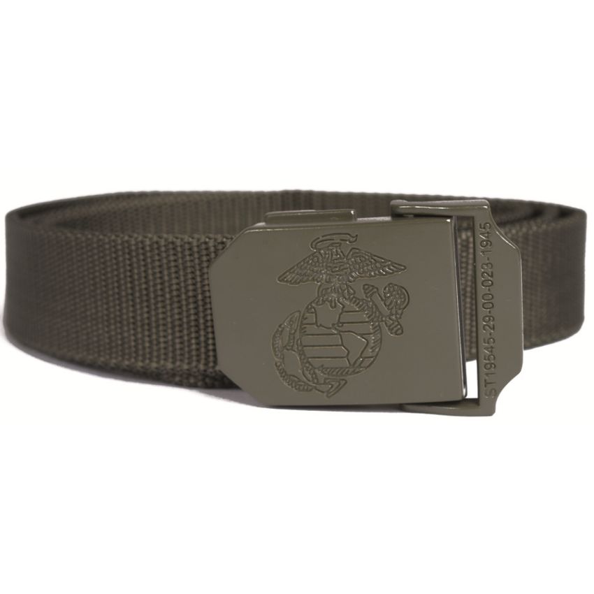 Opasek USMC tenký  UTILITY   Olivový