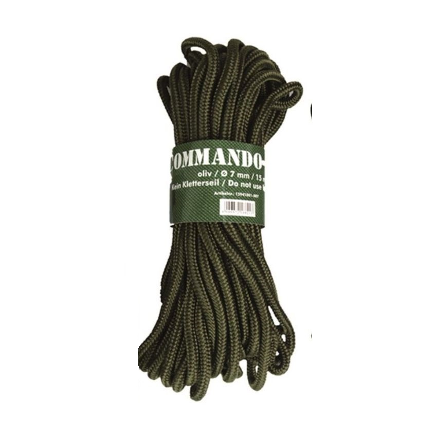 Padáková šňůra  OLIV 7mm/15m