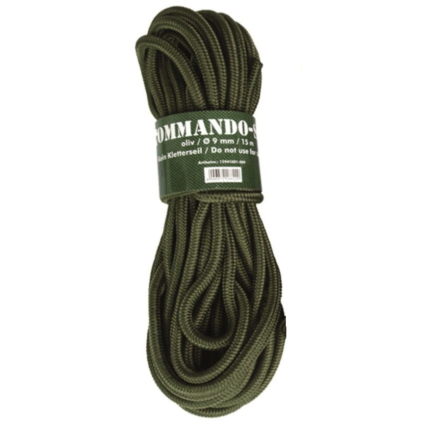 Padáková šňůra  OLIV 9mm/15m