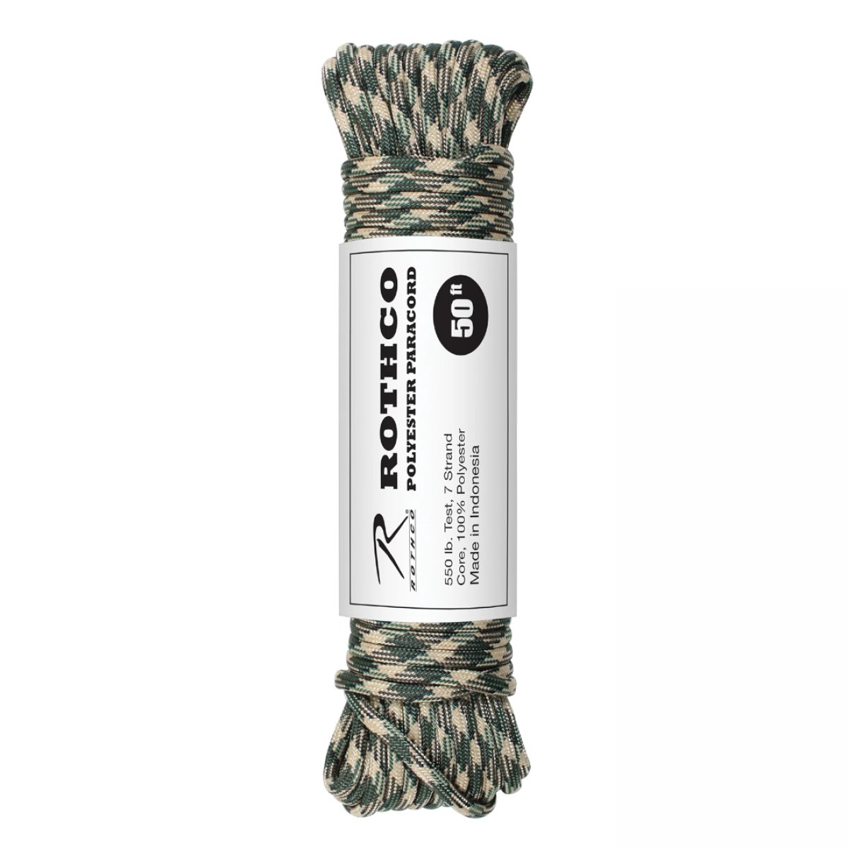 PARACORD 550-Lb 15m-4mm ROTHCO MASKÁČ