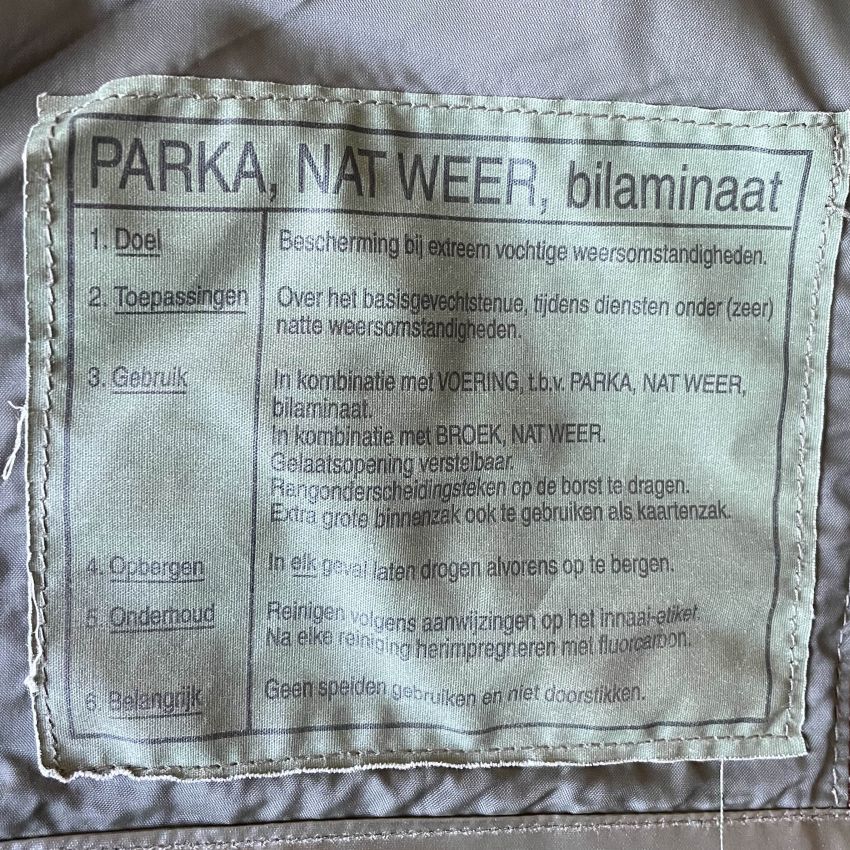 Holandská Parka Gore-Tex