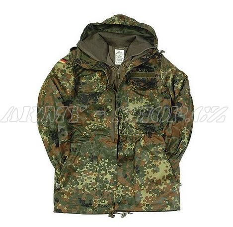 Parka Bundeswehr camo s vložkou