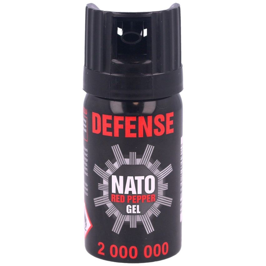 Pepřák DEFENSE NATO GEL clona 40ml černý