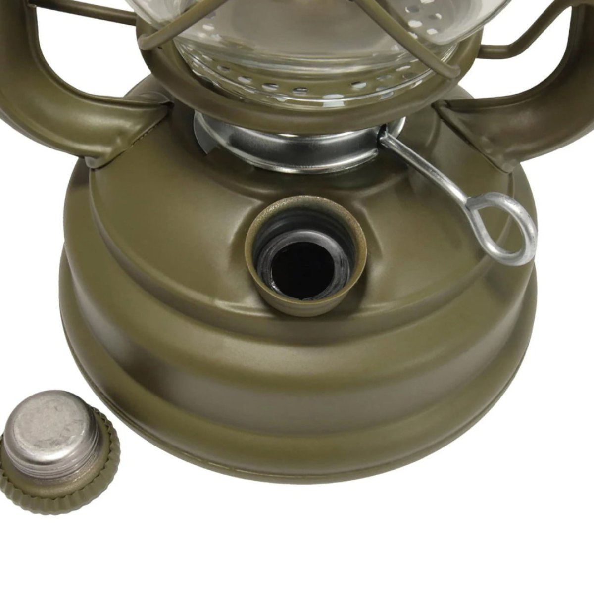 Petrolejová lucerna HURRICANE 25cm khaki