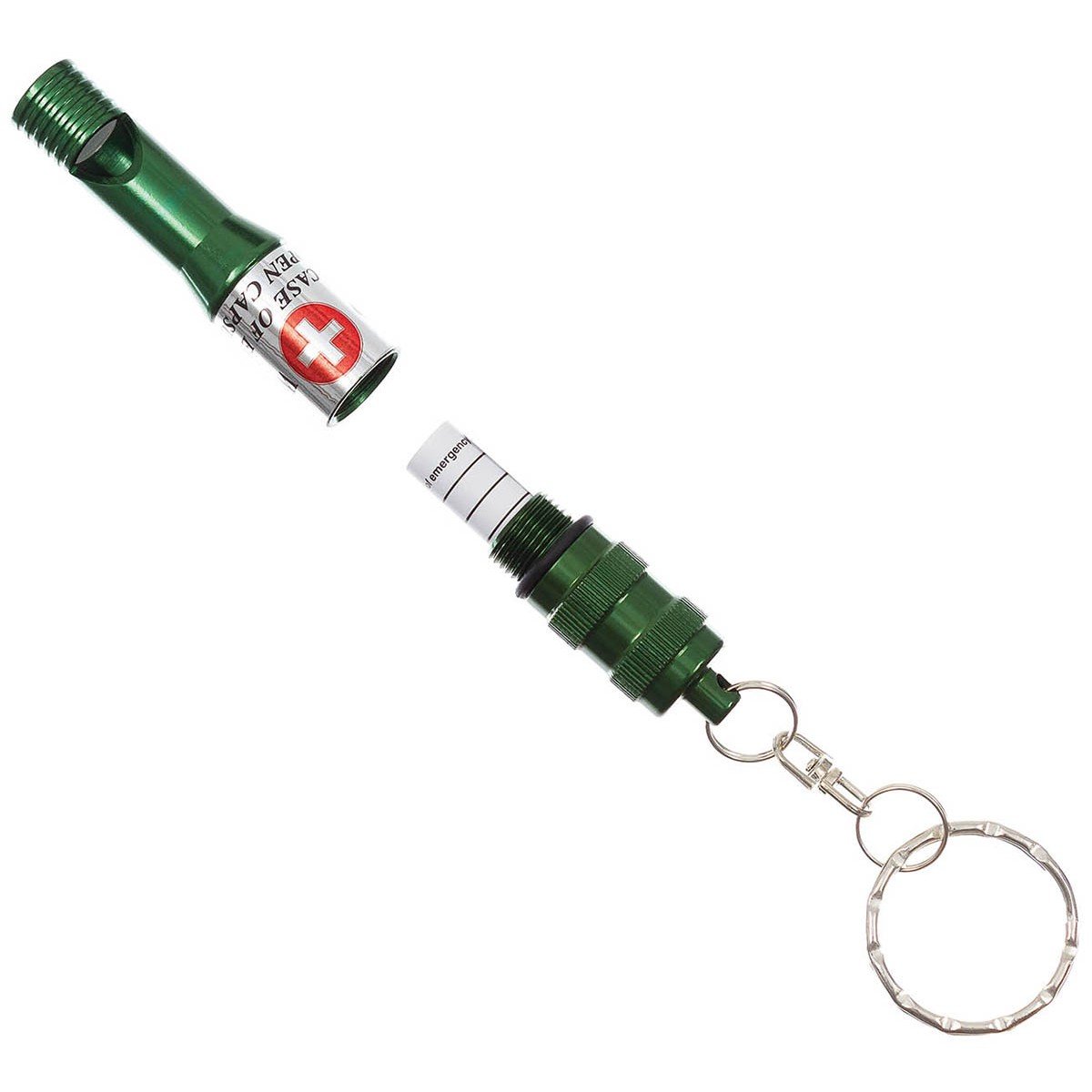 Píšťalka Survival ALU olivová