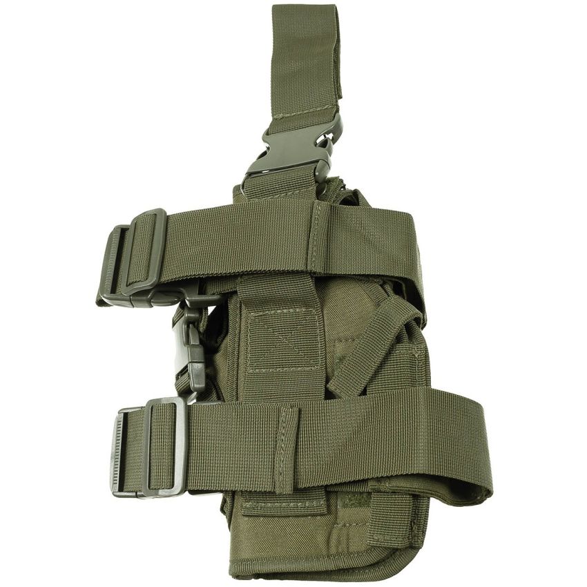 Pouzdro pistolové STEHENNÍ  PROFI  Olivové