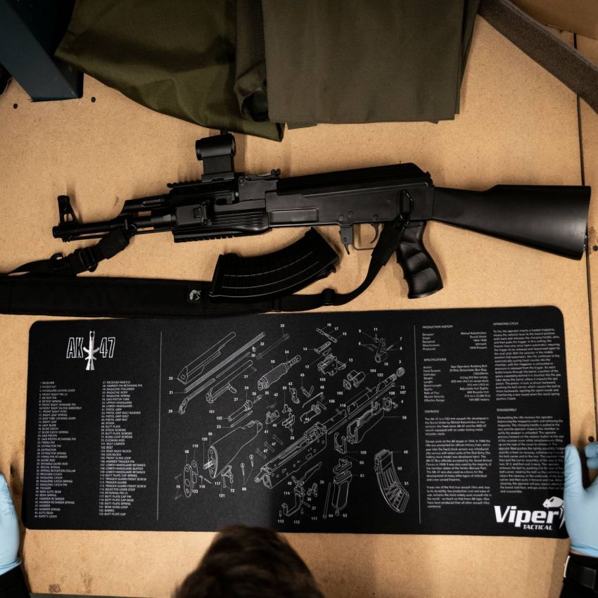 Podložka pro čištění zbraní AK-47 89x29cm VIPER