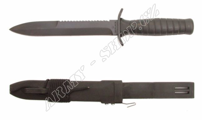 Polský nůž pro spec. operace vz.98z - černý s pilkou