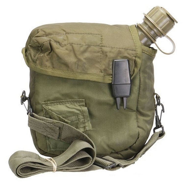 Polní láhev orig. U.S.ARMY  hranatá 1.75l  Olivová