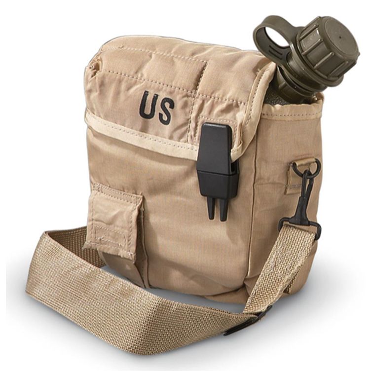 Polní láhev orig. U.S.  hranatá 1.75L  pouštní