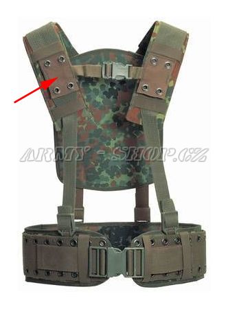 Polstrování BUNDESWEHR - Ramenní