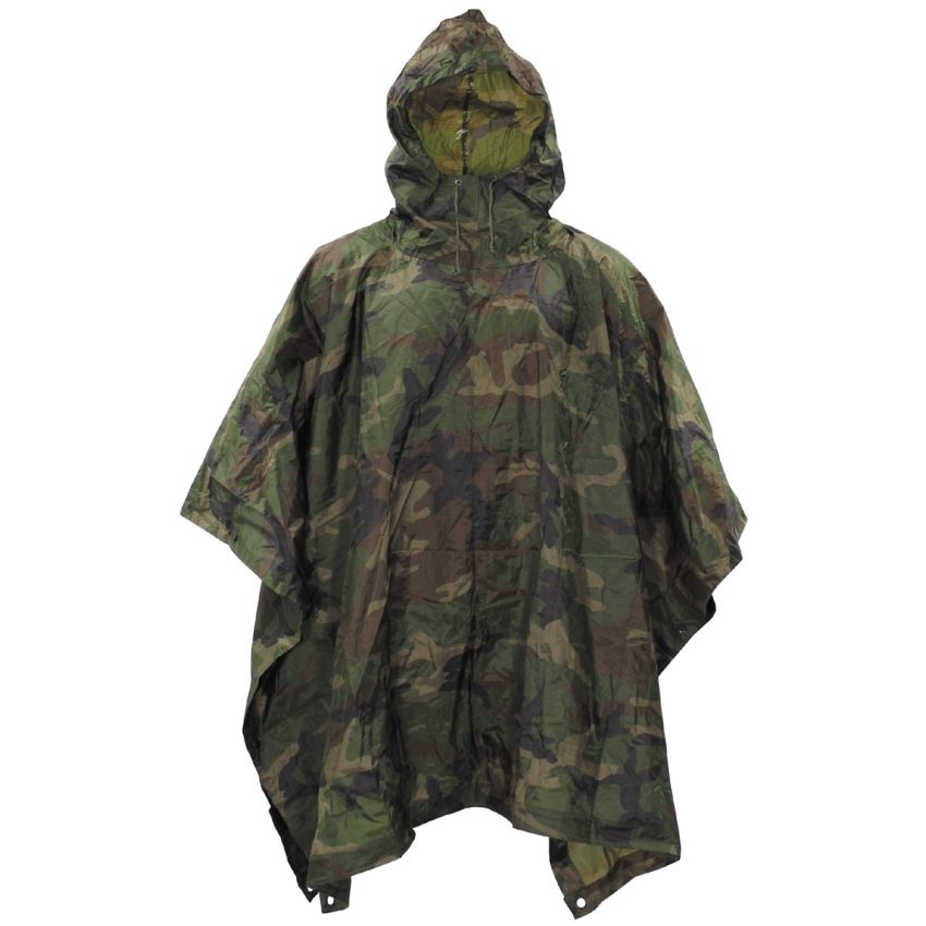 Armádní pláštěnka poncho WOODLAND NATO