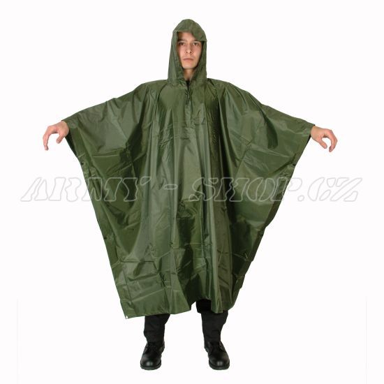 Pončo vinil STANDART olivové