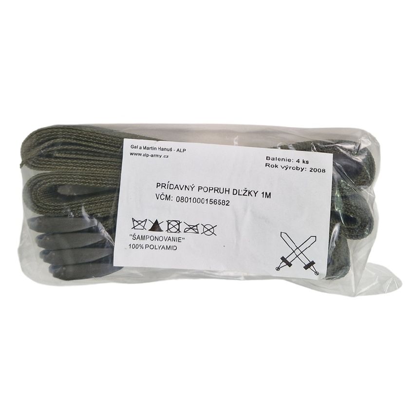 Popruh přídavný délky 1M orig. AČR 4ks
