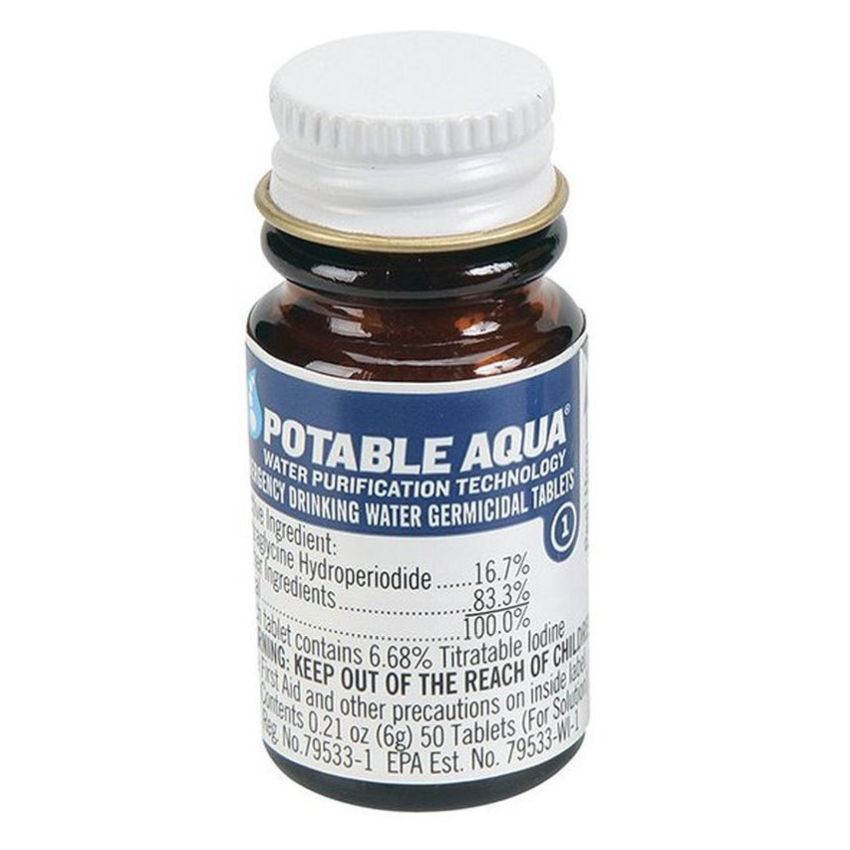Potable Aqua Jódové tablety 50ks
