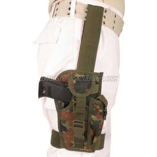 Pouzdro pistolové STEHENNÍ  MS BW  - Punktarn