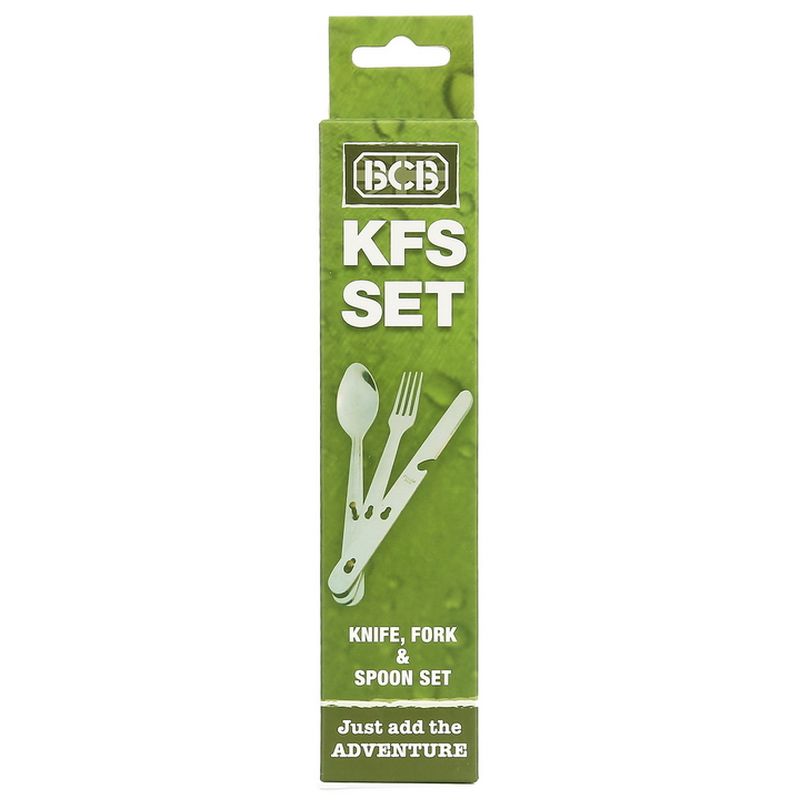 Skládací odlehčený 3-dílný příbor BCB