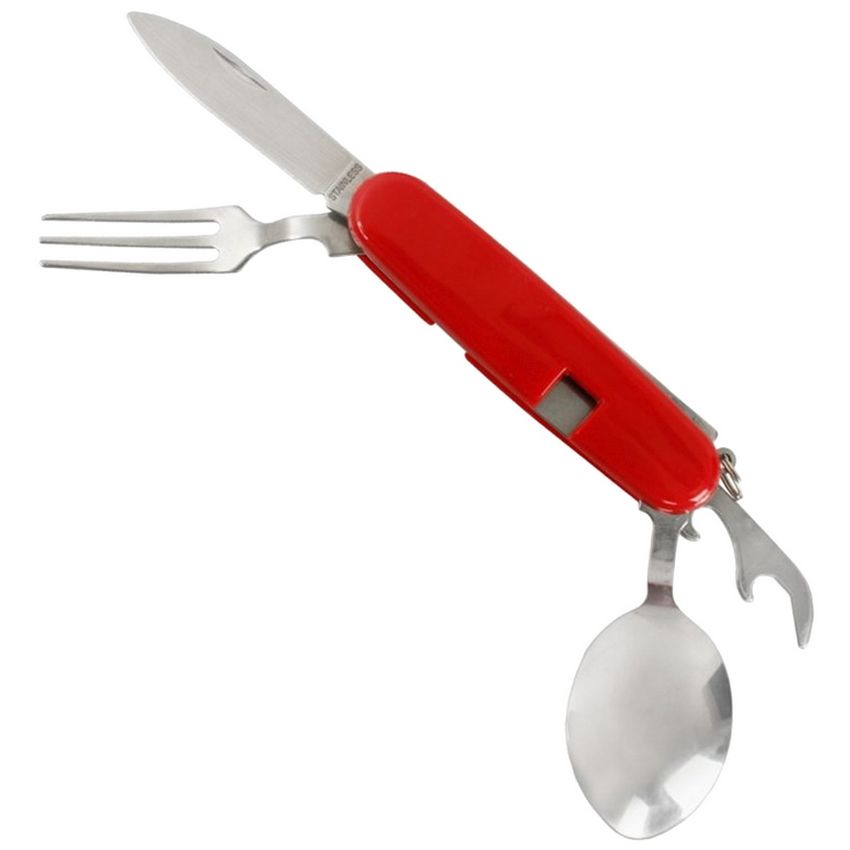 Skládací příborový nůž BCB červený