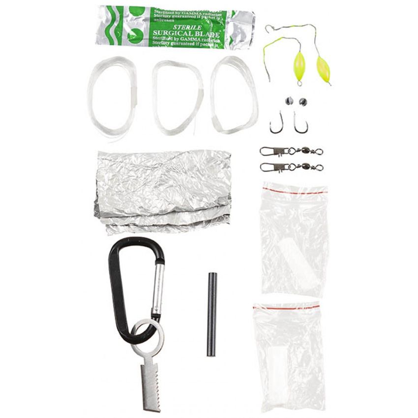 Survival Set PARACHUTE CORD černý