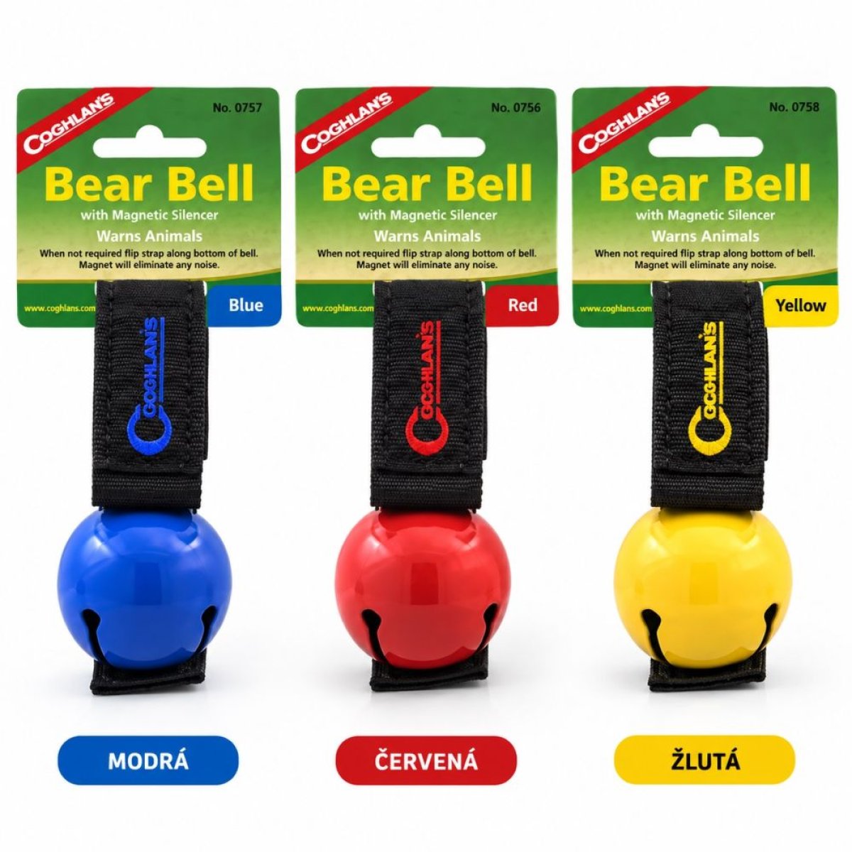 Rolnička na medvědy Bear Bell BAREVNÁ
