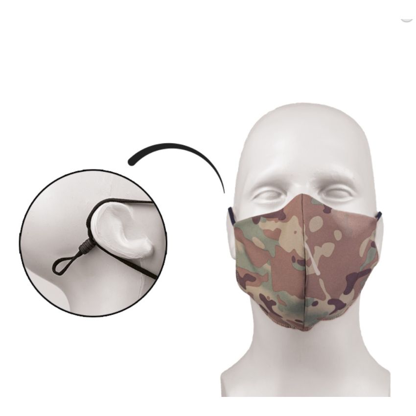 Rouška V-SHAPE PES/EL MULTICAM