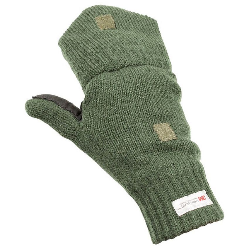 Multifunkční rukavice 2v1 olivové