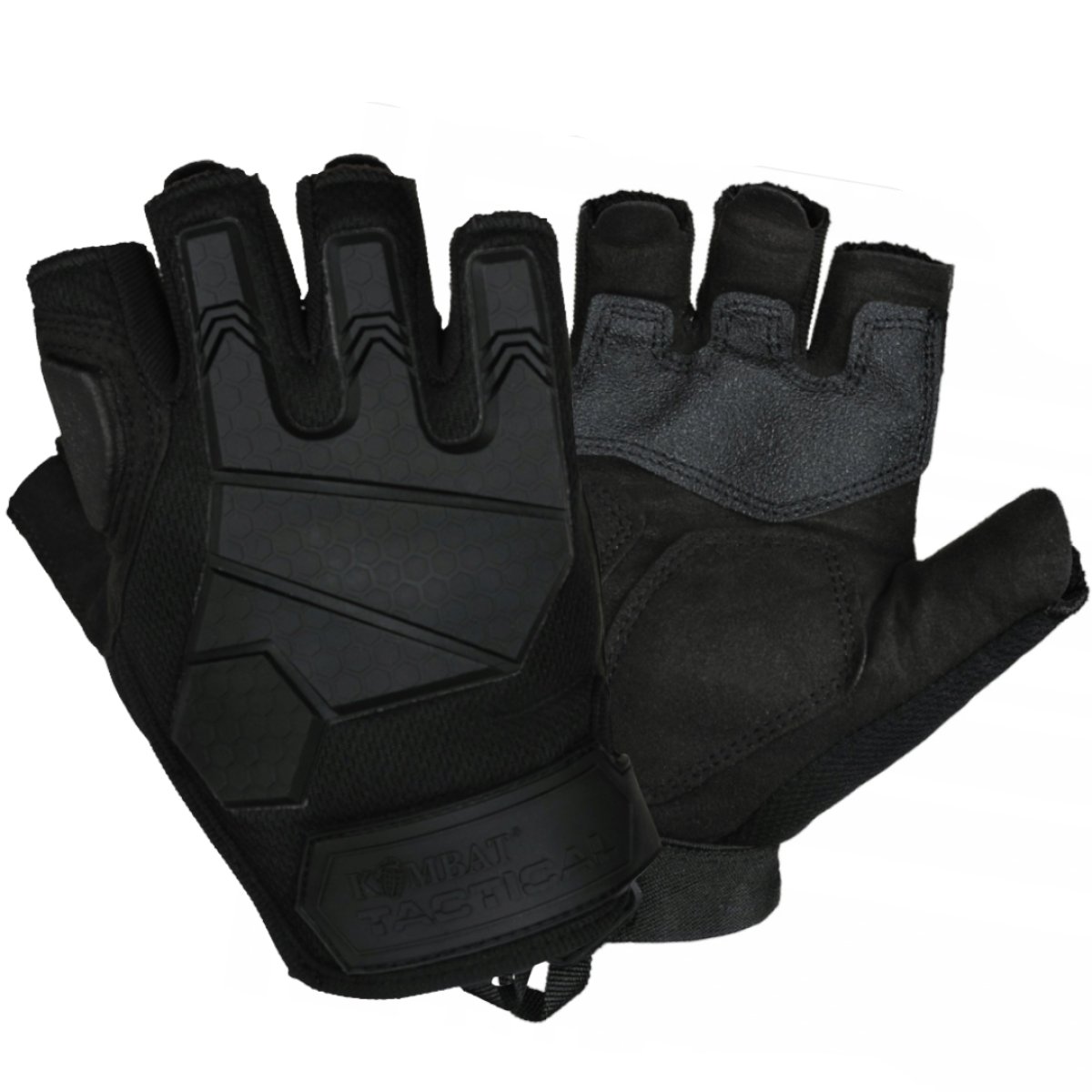 Rukavice bezprsté ALPHA TACTICAL KOMBAT ČERNÉ