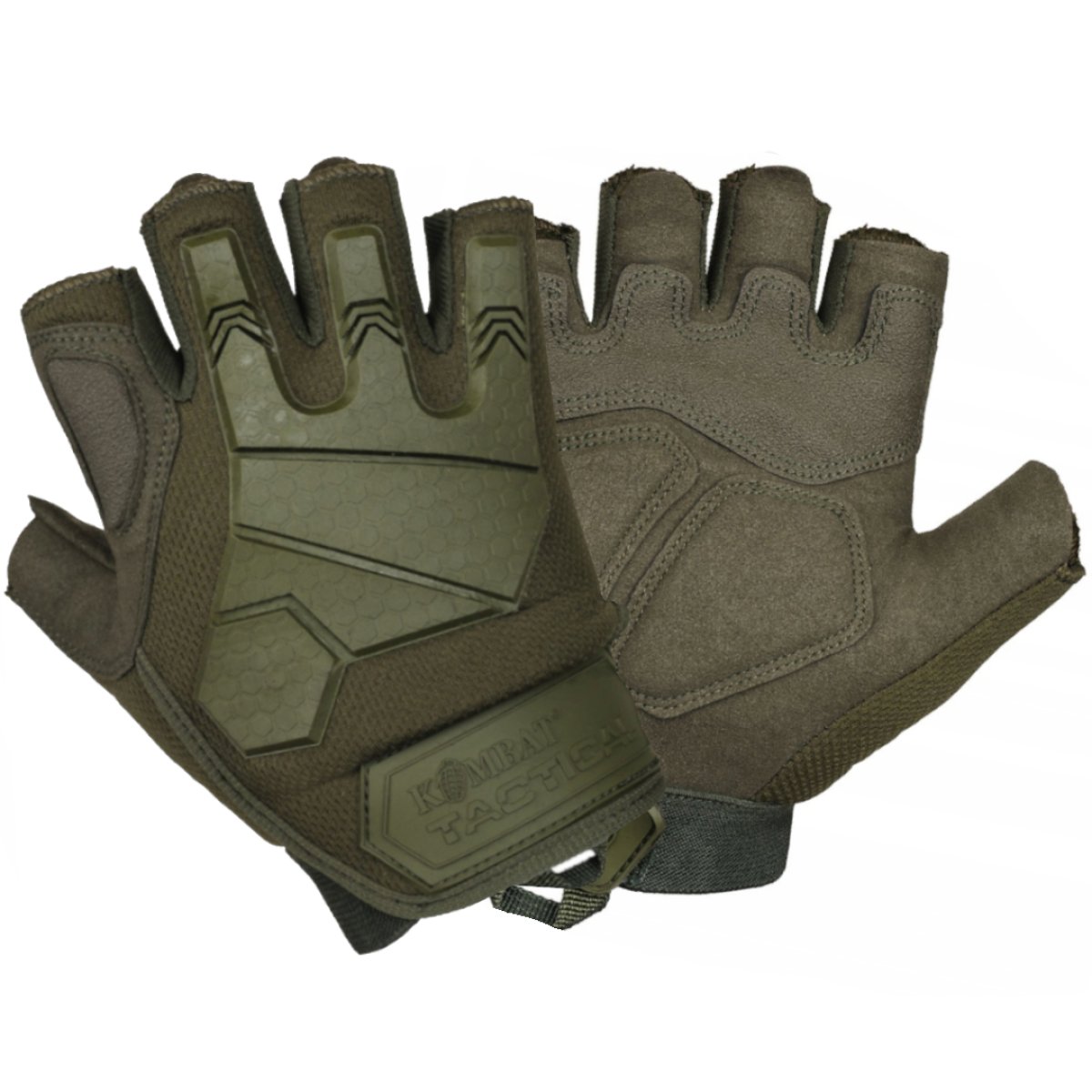 Rukavice bezprsté ALPHA TACTICAL KOMBAT ZELENÉ