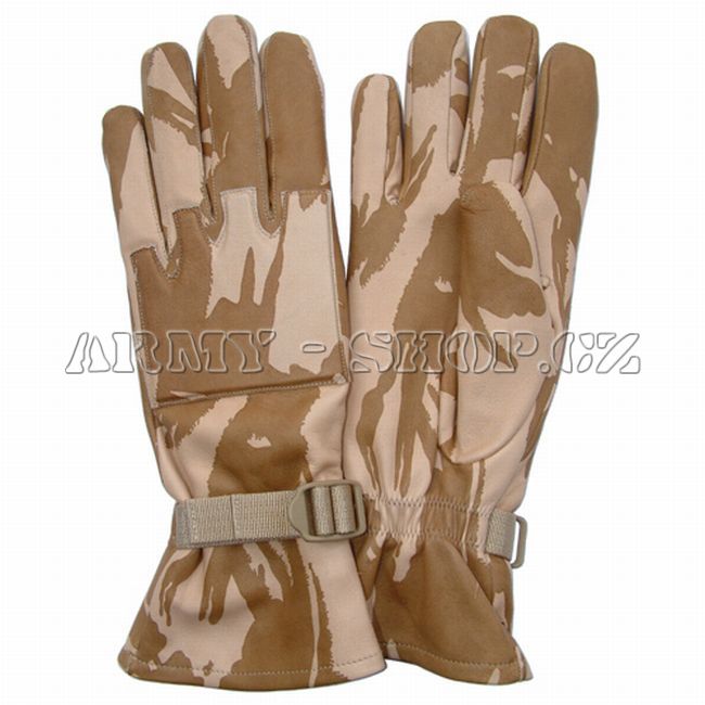 Rukavice BRITISH Desert Leather Combat