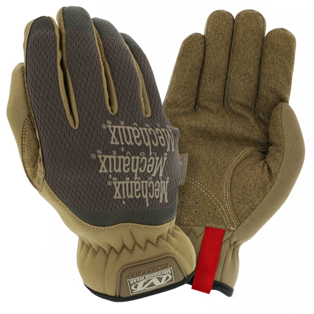 Rukavice MECHANIX FASTFIT HNĚDÉ