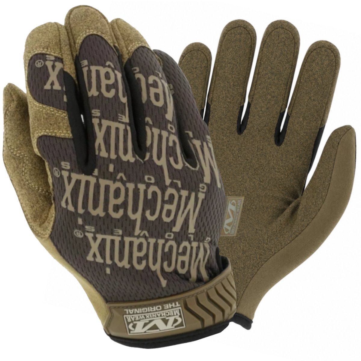 Rukavice MECHANIX ORIGINAL HNĚDÉ