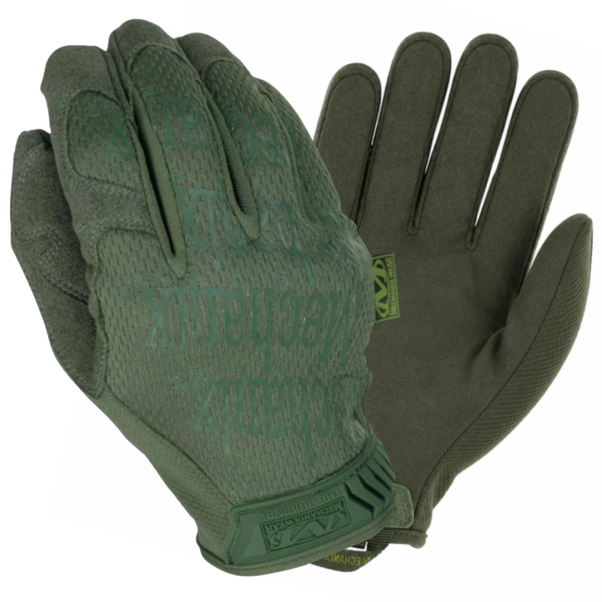 Rukavice MECHANIX ORIGINAL JASNĚ ZELENÉ