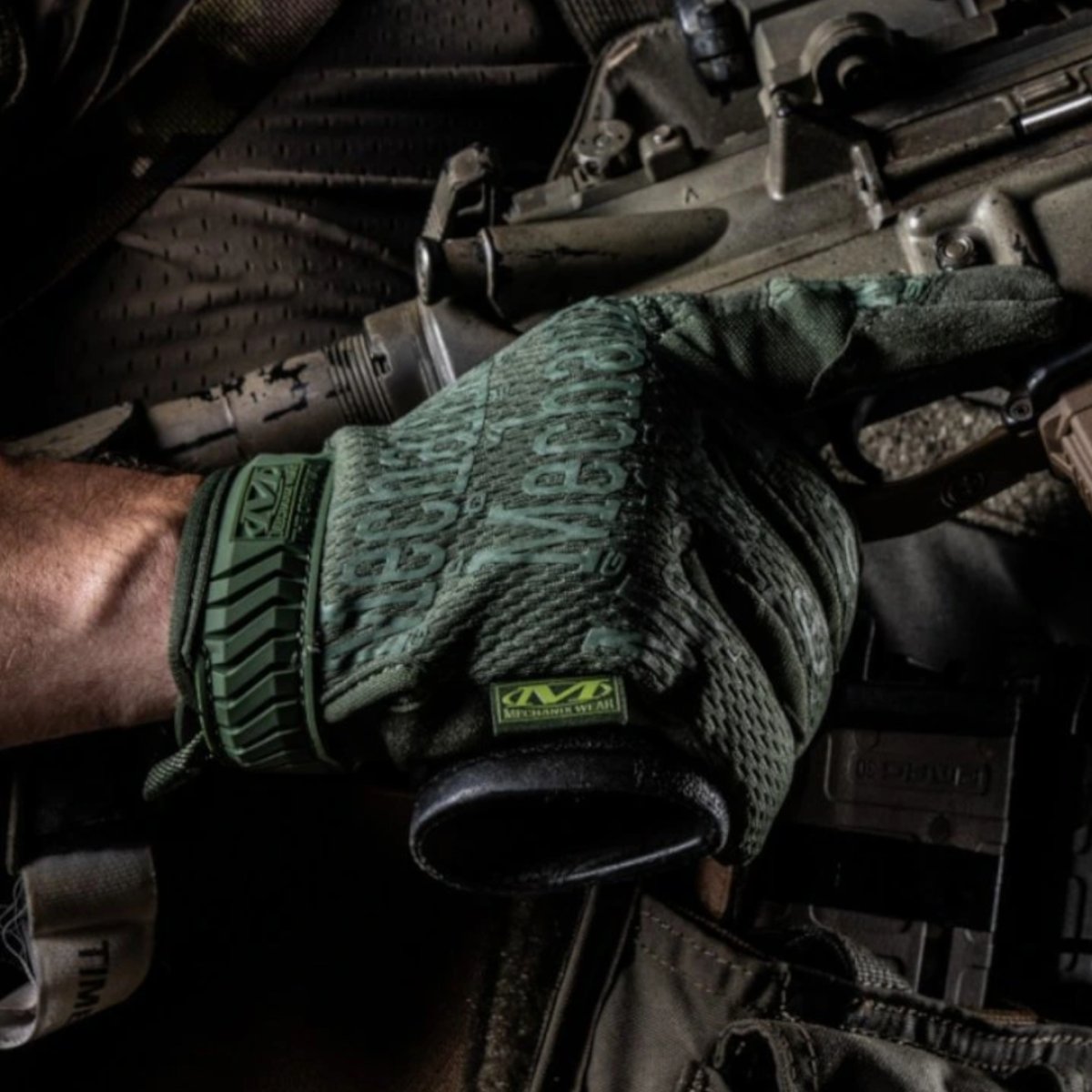 Rukavice MECHANIX ORIGINAL JASNĚ ZELENÉ