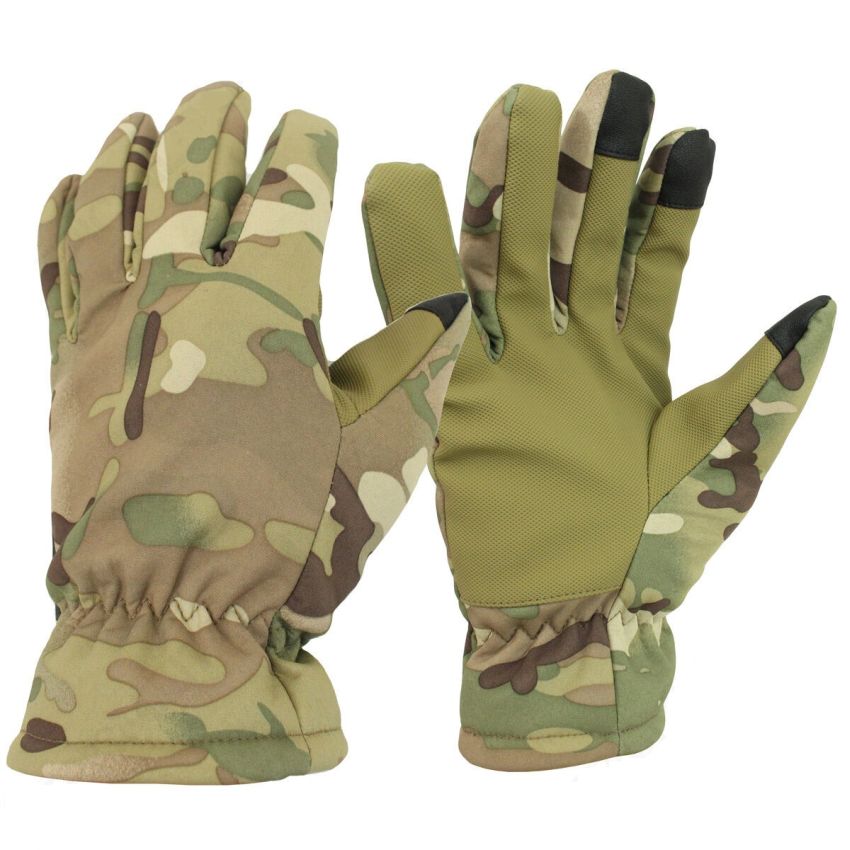 Rukavice softshell Thinsulate MULTICAMO