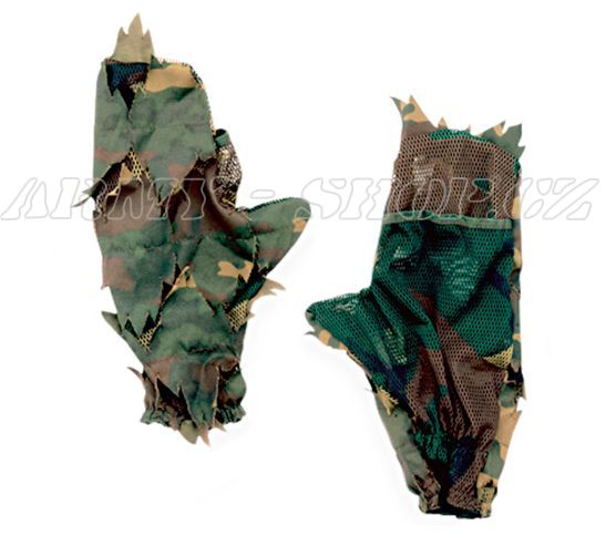 Kamuflážní SNIPER rukavice