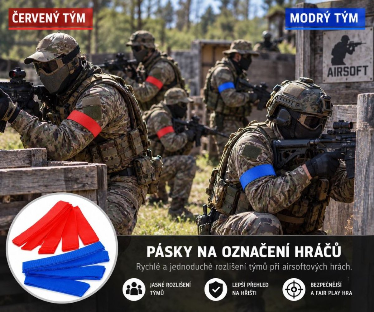 Sada k označení hráčů na ruku 10ks 101.Inc