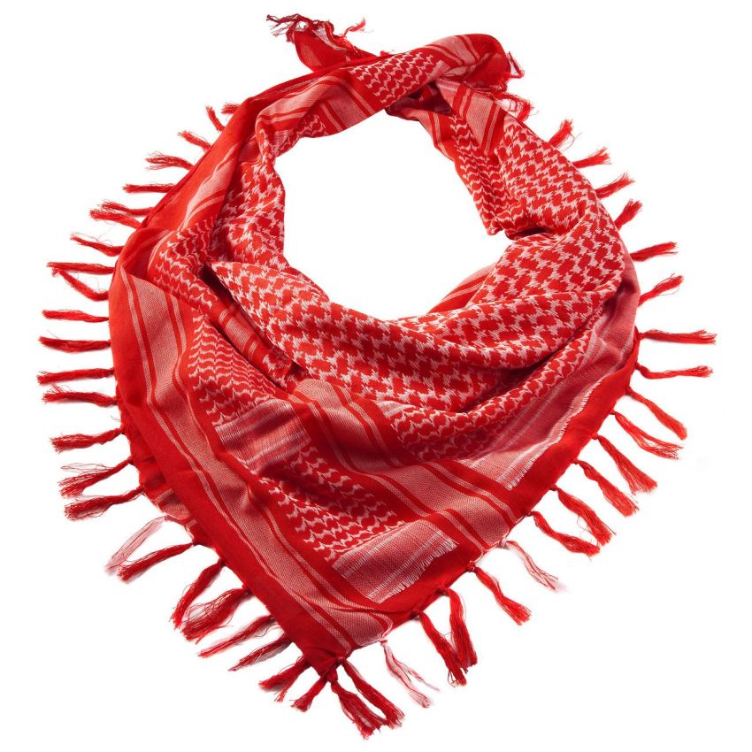 Palestinský šátek  červenobílý