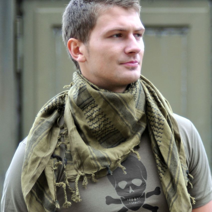 Palestinský šátek  zelenočerný