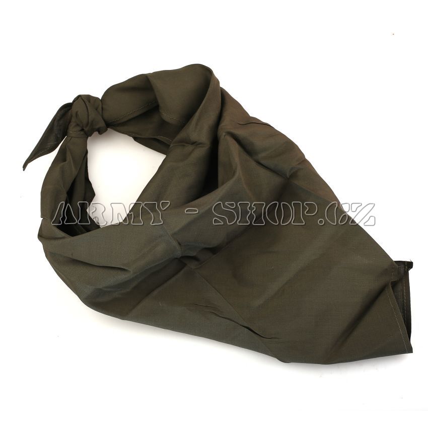 Šátek trojcípý BUND khaki BA/PES nový