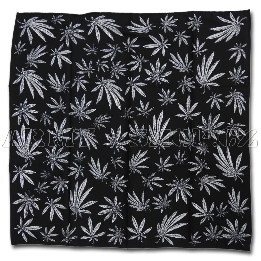 Šátek s potiskem MARIHUANA