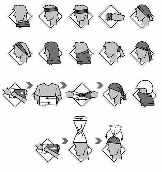 Šátek multifunkční vz.95 pouštní