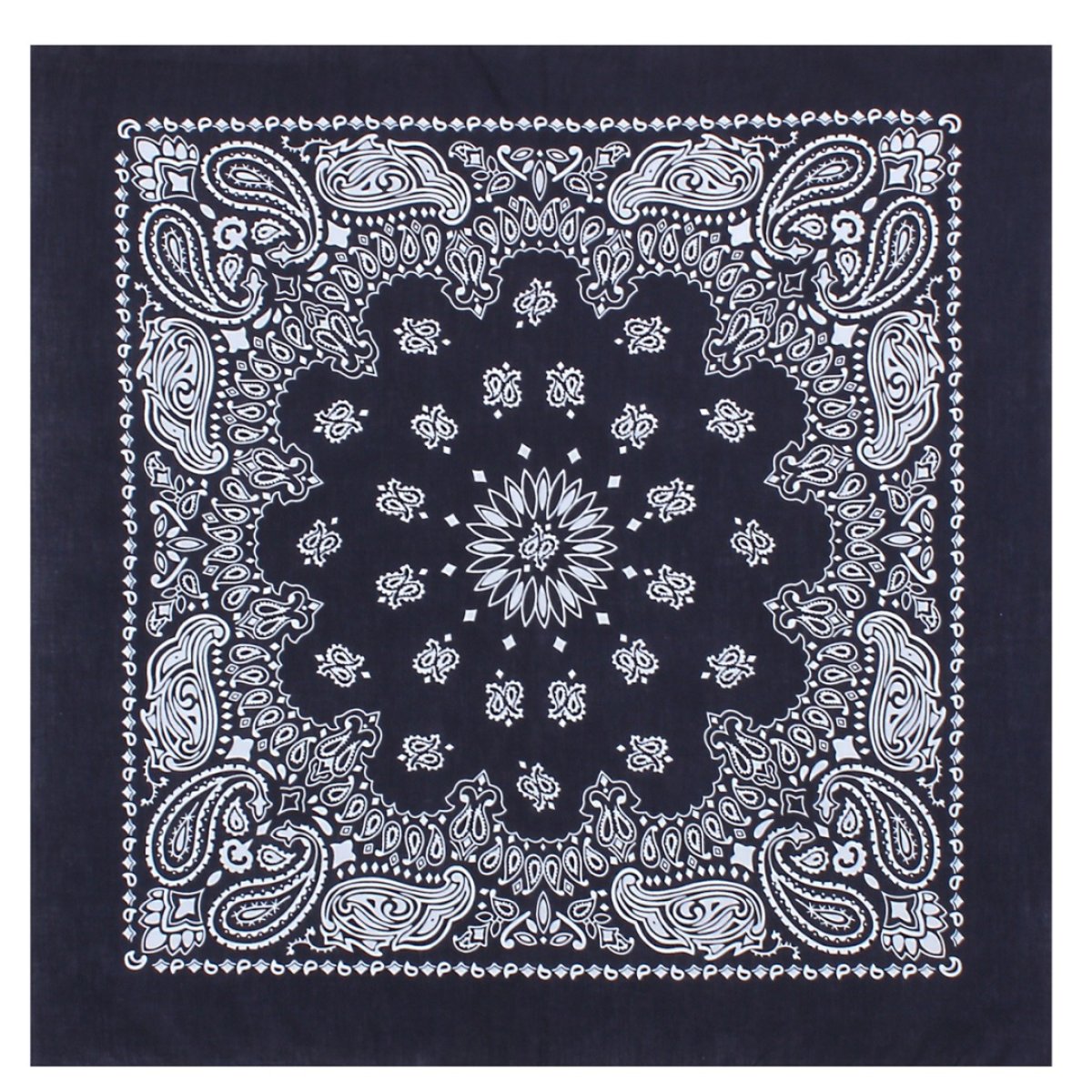 Šátek Trainmen Paisley 68x68cm MODRÝ 