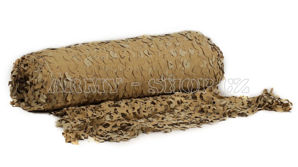 Síť maskovací DESERT - ROLOVANÁ