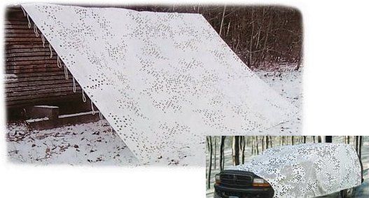 Maskovací síť - ČESKÁ ARMÁDA - BÍLÁ