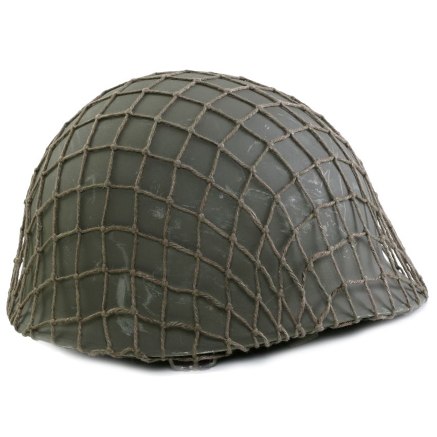 Síťka na vojenskou přilbu NATO