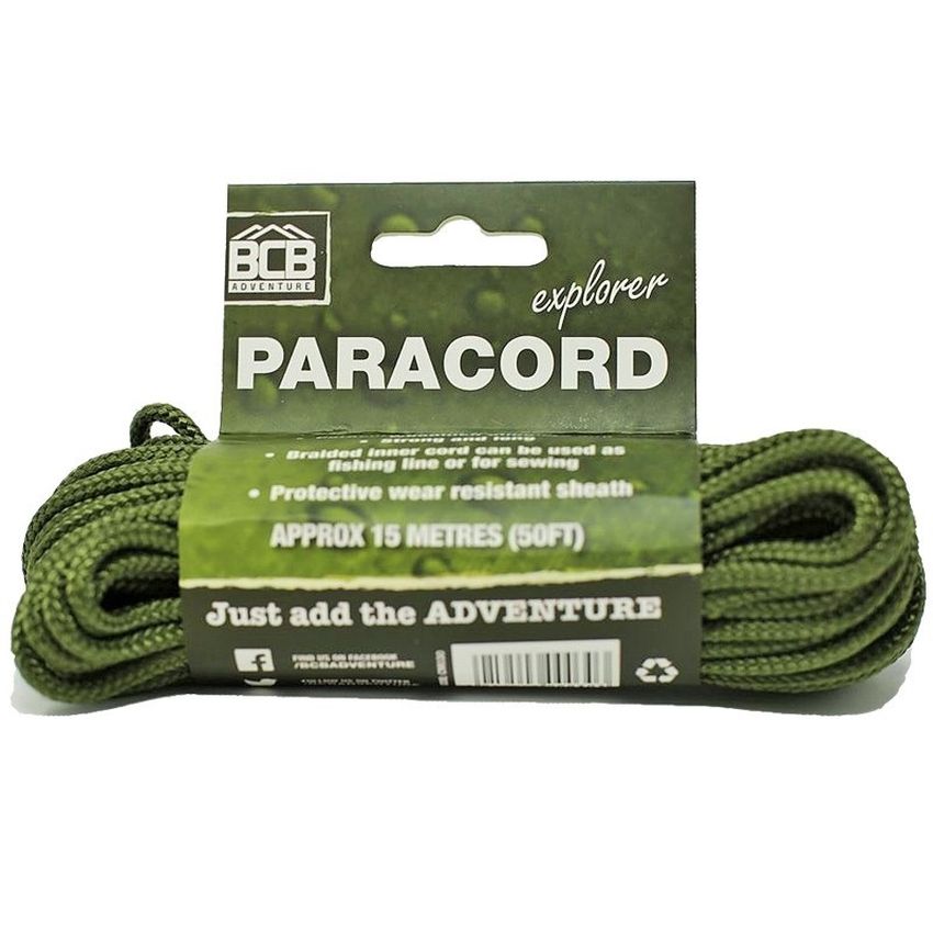 Paracord 110-Lb BCB zeleny
